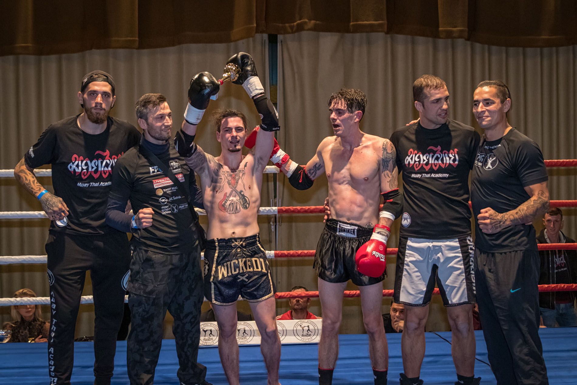Roland Moore nach seinem Full Muay Thai Kampf